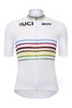 SANTINI κοντομάνικες φανέλα - UCI WORLD CHAMPION MASTER - ιριδίζον/λευκό