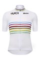 SANTINI κοντομάνικες φανέλα - UCI WORLD CHAMPION MASTER - λευκό/ιριδίζον
