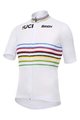 SANTINI κοντομάνικες φανέλα - UCI WORLD CHAMPION MASTER - ιριδίζον/λευκό