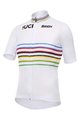 SANTINI κοντομάνικες φανέλα - UCI WORLD CHAMPION MASTER - λευκό/ιριδίζον
