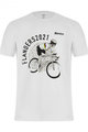 SANTINI κοντομάνικα μπλουζάκια - UCI FLANDERS RIDER - λευκό
