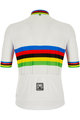 SANTINI κοντομάνικες φανέλα - UCI WORLD CHAMP ECO - ιριδίζον/λευκό