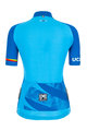 SANTINI κοντομάνικες φανέλα - UCI WORLD ECO LADY - γαλάζιο