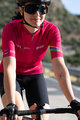 SANTINI κοντομάνικες φανέλα - UCI WORLD ECO LADY - κυκλάμινο