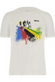 SANTINI κοντομάνικα μπλουζάκια - BMX UCI OFFICIAL - λευκό