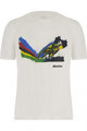 SANTINI κοντομάνικα μπλουζάκια - MTB UCI OFFICIAL - λευκό