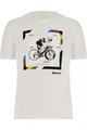 SANTINI κοντομάνικα μπλουζάκια - ROAD UCI OFFICIAL - λευκό