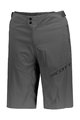 SCOTT κοντά παντελόνια χωρίς ιμάντες - ENDURANCE LS/FIT - γκρί