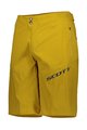SCOTT κοντά παντελόνια χωρίς ιμάντες - ENDURANCE LS/FIT - κίτρινο