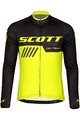 SCOTT θερινές μακρυμάνικες φανέλες - RC TEAM 10 SUMMER - κίτρινο/μαύρο