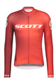 SCOTT θερινές μακρυμάνικες φανέλες - RC PRO SUMMER - λευκό/κόκκινο