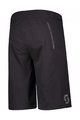 SCOTT κοντά παντελόνια χωρίς ιμάντες - ENDURANCE LS/FIT W/PAD - μαύρο