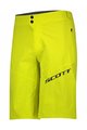 SCOTT κοντά παντελόνια χωρίς ιμάντες - ENDURANCE LS/FIT - κίτρινο