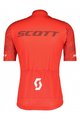 SCOTT κοντή φανέλα και κοντό παντελόνι - RC TEAM 10 SS - λευκό/γκρί/κόκκινο