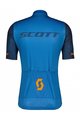 SCOTT κοντή φανέλα και κοντό παντελόνι - RC TEAM 10 SS - μπλε/πορτοκαλί