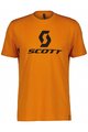 SCOTT κοντομάνικα μπλουζάκια - ICON SS - μαύρο/πορτοκαλί