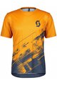 SCOTT Φανέλα MTB και παντελόνι - TRAIL VERTIC SS - πορτοκαλί/μπλε/μαύρο