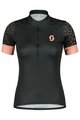 SCOTT κοντομάνικες φανέλα - ENDURANCE 20 SS LADY - μαύρο/ροζ