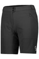 SCOTT κοντά παντελόνια χωρίς ιμάντες - ENDURANCE LS/FIT W/PAD - μαύρο