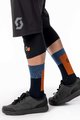 SCOTT κάλτσες κλασικές - BLOCK STRIPE CREW - μπλε/πορτοκαλί