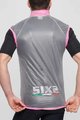 SIX2 γιλέκα - GHOST - ροζ/διαφανές