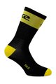 SIX2 κάλτσες κλασικές - SHORT LOGO - μαύρο/κίτρινο