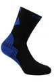 SIX2 κάλτσες κλασικές - ACTIVE - μαύρο/μπλε