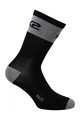 SIX2 κάλτσες κλασικές - SHORT LOGO - γκρί/μαύρο
