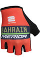 SPORTFUL γάντια με κοντά δάχτυλο - BAHRAIN MERIDA 2018 - κόκκινο/μαύρο/μπλε