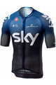 CASTELLI κοντομάνικες φανέλα - TEAM SKY 2019  - λευκό/μπλε/μαύρο
