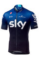 CASTELLI κοντομάνικες φανέλα - TEAM SKY FAN 2019  - μαύρο/μπλε/λευκό
