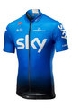 CASTELLI κοντομάνικες φανέλα - TEAM SKY FAN 2019 - λευκό/μαύρο/γαλάζιο