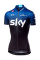 CASTELLI κοντομάνικες φανέλα - TEAM SKY FAN 2019 - λευκό/μαύρο/μπλε