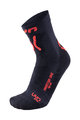 UYN κάλτσες κλασικές - MOUNTAIN MTB - κόκκινο/μαύρο