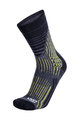 UYN κάλτσες κλασικές - TREKKING WAVE - μαύρο/γκρί/κίτρινο