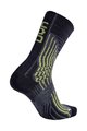 UYN κάλτσες κλασικές - TREKKING WAVE - μαύρο/γκρί/κίτρινο