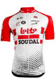 κοντομάνικες φανέλα - LOTTO SOUDAL 2019 - κόκκινο/λευκό