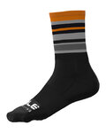ALÉ κάλτσες κλασικές - STRIPES - μαύρο/πορτοκαλί