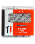 SRAM αλυσίδες - PC X1 SOLIDPIN - ασημένιο