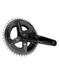SRAM δισκοβραχίονες - RIVAL D1 QUARQ ROAD POWER METER DUB 160 48-35 - μαύρο