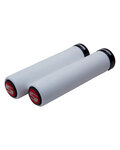 SRAM γκριπς - LOCKING GRIPS 129 mm - γκρί/κόκκινο