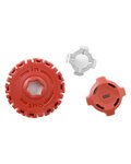 SRAM κιτ επισκευής δαγκάνας φρένων - DISC BRAKE CALIPER PAD ADJUSTER KNOB KIT BB7 2008-2016 - κόκκινο