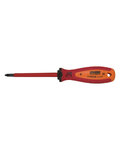 UNIOR κατσαβίδια - SCREWDRIVER  VDE TBI PH0 x 60 - κόκκινο