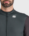 SPORTFUL χειμερινές μακρυμάνικες φανέλες - CHECKMATE THERMAL - μαύρο/πράσινο