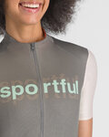 SPORTFUL κοντομάνικες φανέλα - SUPERGIARA LOGO W - γκρί/ροζ