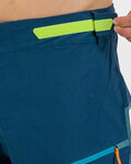 KARPOS κοντά παντελόνια χωρίς ιμάντες - RAPID BAGGY - μπλε/πράσινο