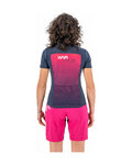 KARPOS κοντομάνικες φανέλα - VERVE EVO W - μπλε/ροζ
