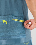 KARPOS κοντομάνικες φανέλα - GREEN FIRE - κίτρινο/μπλε