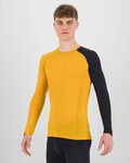 KARPOS μακρυμάνικα μπλουζάκια - DINAMICO MERINO 130 - κίτρινο/μαύρο