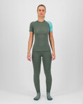 KARPOS κοντομάνικα μπλουζάκια - DINAMICO MERINO 130 W - πράσινο